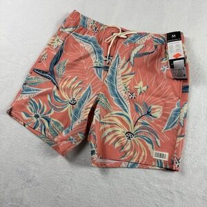 O'Neill Shorts Athletic Floral Print Above Knee Cotton Shorts Medium Mens Shorts